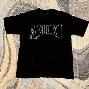 Amiri Sun Black Tee Mens Size Medium or Large